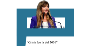Gabriela Cerruti: «Crisis fue la del 2001» Gabriela Cerruti
