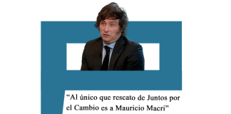 Javier Milei: «Al único que rescato de Juntos por el Cambio es a Mauricio Macri»