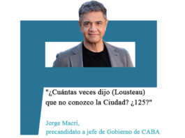 Jorge Macri a Lousteau