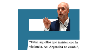 Rodríguez Larreta: «Están aquellos que insisten con la violencia y la confrontación. Así Argentina no cambió, o peor, cambió para mal»