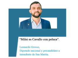 Leonardo Grosso: “Milei es Cavallo con peluca”