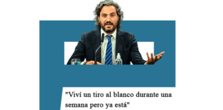 Santiago Cafiero: «Viví un tiro al blanco durante una semana pero ya está» Santiago Cafiero: "Viví un tiro al blanco durante una semana pero ya está"