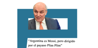 Espert: «Argentina es Messi, pero dirigido por el payaso Plim Plim» José Luis Espert