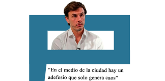 Roberto García Moritán: «En el medio de la ciudad hay un adefesio que solo genera caos»