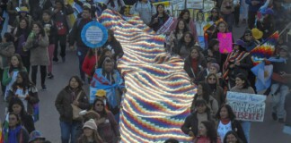 Llega a CABA la marcha del «Malón de la Paz» Llega a CABA la marcha del "Malón de la Paz"