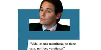 César Albarracín: «Vidal es una mentirosa, no tiene cara, no tiene vergüenza»