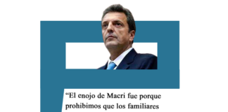 Sergio Massa: «El enojo de Macri fue porque prohibimos que los familiares puedan blanquear»
