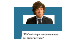Milei: «El Conicet que quede en manos del sector privado»