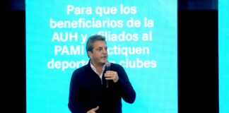 Massa anunció medidas para el deporte y ayuda a clubes de barrio Massa anunció medidas para el deporte y ayuda a clubes de barrio