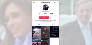 Cristina Fernández inauguró una cuenta en la red social TikTok Cristina