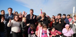 Sergio Massa inauguró obras en Almirante Brown y Presidente Perón Massa