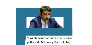 Rodolfo Tailhade: «Los elementos conducen a la pista política de Milman y Bullrich, hay una táctica de impunidad»