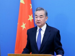 El canciller de la República Popular China, Wang Yi.