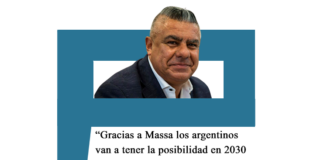 Chiqui Tapia: «Gracias a Massa los argentinos van a tener la posibilidad en 2030 de vivir la inauguración de un mundial» Chiqui