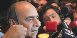 En el búnker de Milei proyectan balotaje Guillermo Francos. Milei