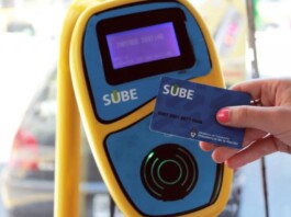 La tarjeta SUBE cuesta $880 a partir de hoy