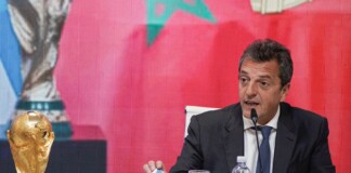 Mundial 2030: Massa y ‘Chiqui’ Tapia celebran la organización de la Copa del Centenario con reivindicación al Estado Sergio Massa - Copa del Mundo del Centenario