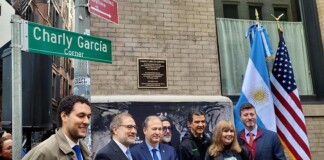 «Charly García Corner», la nueva esquina de Nueva York Clics Modernos