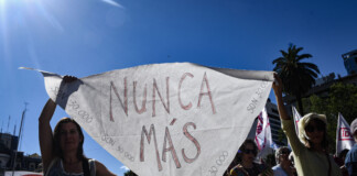 Las Madres recordaron a Hebe y llamaron a «resistir combatiendo» Madres