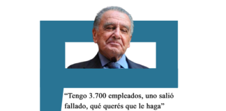Eduardo Eurnekián: «Tengo 3.700 empleados, uno salió fallado, qué querés que le haga» Eurnekián