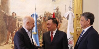 Larreta y Jorge Macri recibieron al vicealcalde de Shanghái Larreta y Jorge Macri recibieron al vicealcalde de Shanghái
