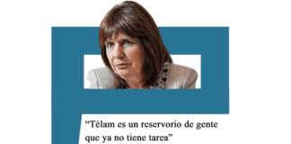 Patricia Bullrich: «Télam es un reservorio de gente que ya no tiene tarea» Bullrich