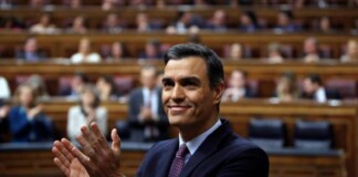 Pedro Sánchez fue reelegido como presidente del Gobierno Español Sánchez