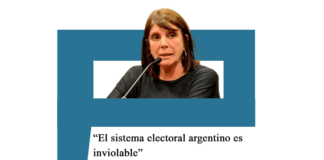 Teresa García: «El sistema electoral argentino es inviolable» Teresa