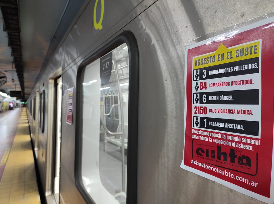 asbesto subte