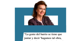 Diana Mondino: «La gente del barrio se tiene que juntar y decir ‘hagamos tal obra, por ejemplo una cloaca’, y después se hace» Mondino