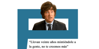 Javier Milei: «Llevan veinte años mintiéndole a la gente, no te creemos más» Milei