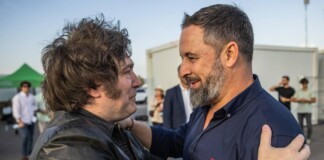 Referentes internacionales de ultraderecha felicitaron a Javier Milei milei y abascal
