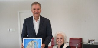 Estela de Carlotto se reunió con Schiaretti en Córdoba Abuelas