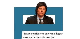 Milei: «Estoy confiado en que van a lograr resolver la situación con los recursos existentes» Milei