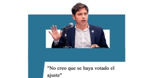 Kicillof: «No creo que se haya votado el ajuste» Kicillof