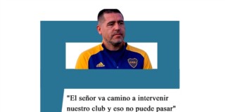 Román Riquelme: «El señor va camino a intervenir nuestro club y eso no puede pasar» Roman Riquelme