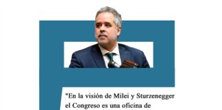 Alejandro ‘Topo’ Rodríguez: «En la visión de Milei y Sturzenegger el Congreso es una oficina de relaciones públicas» Rodríguez