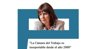 Bullrich: «La Cámara de Trabajo es insoportable desde el 2000» Bullrich