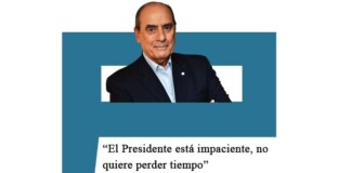 Francos: «El Presidente está impaciente, no quiere perder tiempo» Francos