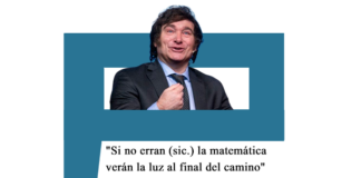 Javier Milei: «Si no erran la matemática verán la luz al final del camino» Milei