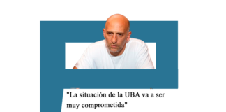 Emiliano Yacobitti: «La situación de la UBA va a ser muy comprometida» Yacobitti