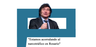 Javier Milei: «Estamos acorralando al narcotráfico en Rosario» Milei