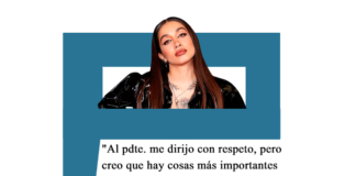 María Becerra: «Al presidente me dirijo con respeto, pero creo que hay cosas más importantes que hacer antes que pelear en redes» Becerra