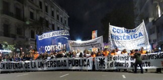 Universitarios convocaron a un paro nacional para el 14 de marzo marcha universitaria