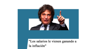 Milei: «Los salarios le vienen ganando a la inflación» Milei