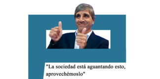 Caputo: «La sociedad está aguantando esto, aprovechémoslo» Caputo