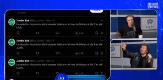 «Jumbo BOT», la cuenta fake que usaron como fuente Milei y Caputo Jumbo