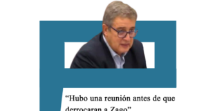«Hubo una reunión antes de que derrocaran a Zago», aseguró Eduardo Falcone