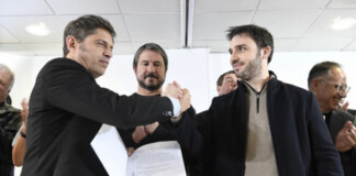 Kicillof y Torres firmaron un convenio de colaboración Chubut