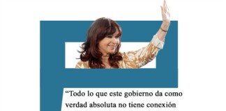 CFK: «Todo lo que este gobierno da como verdad absoluta no tiene conexión con la realidad» CFK